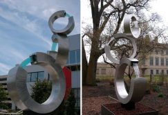 Stainless steel sculpture